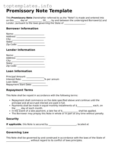 Attorney-Approved Promissory Note Template