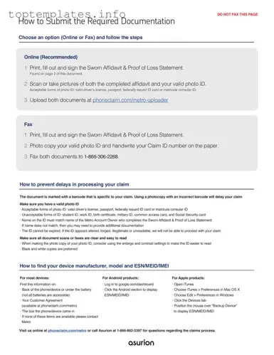 Fill in Your Asurion F-017-08 MEN Form